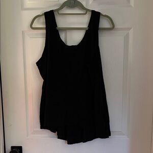 Mossimo Supply Co. Black Scoop Neck Tank Top